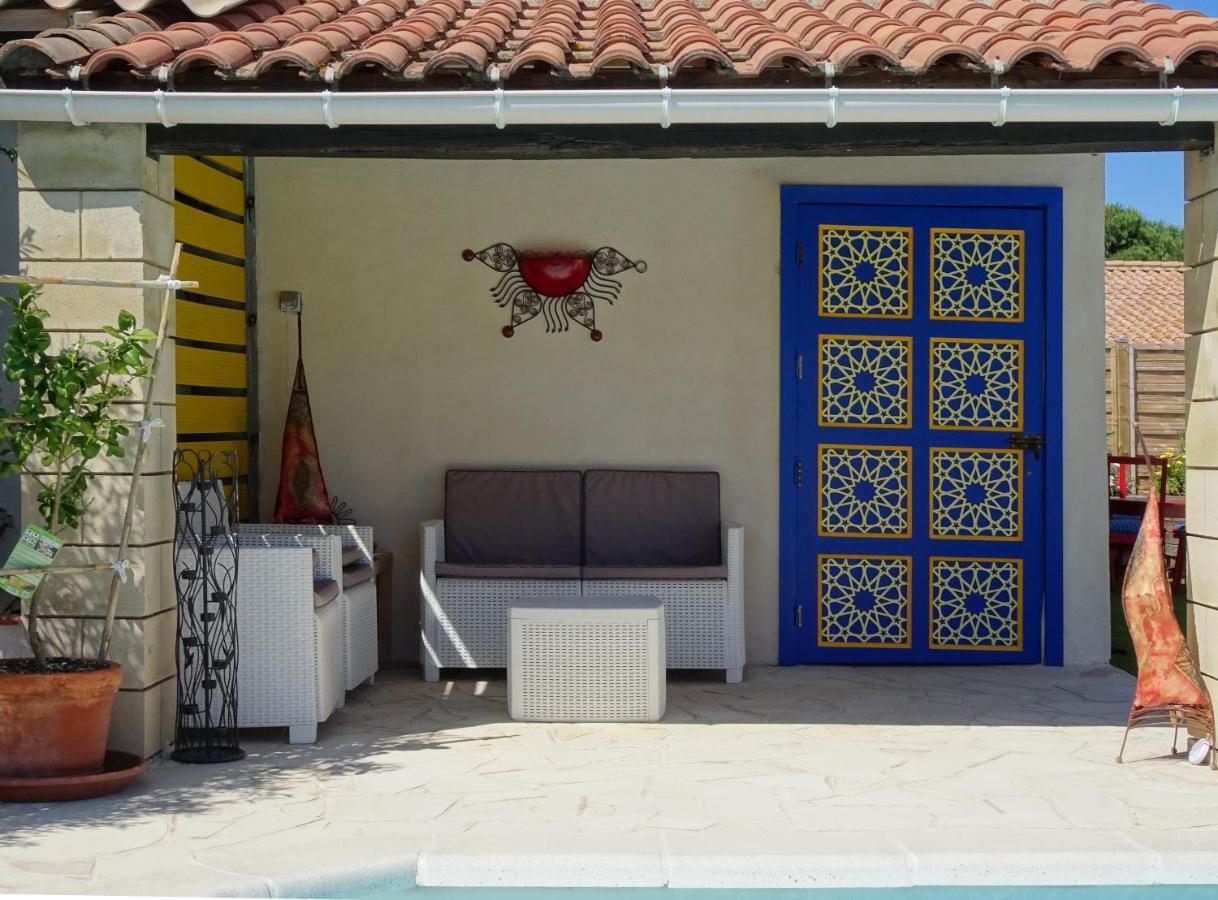 Studio l'Obrador 25 m2, vue jardin&terrasse + accès piscine Rieux-Minervois Esterno foto