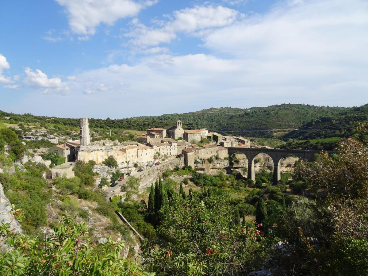 Studio l'Obrador 25 m2, vue jardin&terrasse + accès piscine Rieux-Minervois Esterno foto
