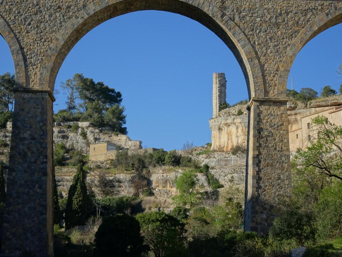 Studio l'Obrador 25 m2, vue jardin&terrasse + accès piscine Rieux-Minervois Esterno foto